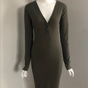 Polo by Ralph Lauren Ribbed Midi Dress